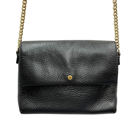 SOLD 🔴 Banana Republic leather shoulder bag Crossbody bag with gold chain - Picture 2 of 15